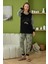 6016 Duman Kadın Polar Pijama Takımı 1