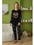 6012 Siyah Kadın Pijama Takımı 1