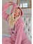 Meow Desenli Tam Peluş Pijama Takımı 4