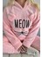 Pijamaevi Meow Desenli Tam Peluş Pijama Takımı 7