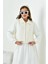 Kadın Angora Etekli Takım Ekru 30986 5