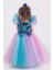 Kız Çocuk Deniz Kızı Abiye Kostüm Uzun Tül Elbise 3705 4
