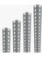 12 Adet 100 cm 2,00 mm Galvaniz Çelik Raf Profil 1