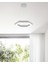 Hexagon (Gri Kasa, Doğal Beyaz) Ledli Modern Sarkıt LED Avize 2