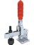 GH-11002-B Dikey Geçiş Kelepçesi | 75 kg Kapasiteli Düz Taban Oluklu Kol - Hassas Sabitleme 1