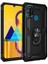 Samsung Galaxy M30S Yüzüklü Standlı Vega Kılıf 1