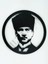 Tekno Trust Dekoratif Metal Duvar Tablosu Atatürk Portresi 60X60CM 2