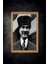 Ulu Önder Mustafa Kemal Atatürk Portresi, Çerçeveli Cam Tablo 20 x 30 cm 3
