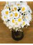 Osohome 3 Adet (Demet) Dekoratif Yapay Çiçek Beyaz Papatya Gerçek Görünümlü 5dallı 25 Çiçekli 30 cm 2
