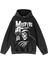 Yıkamalı Kumaş Rock Serisi Misfits Kapüşonlu Hoodie Sweatshirt 1