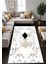 Dijital Baskı Mermer Desen Modern Dekoratif Makinada Yıkanabilir Salon Mutfak ve Yolluk Halısı 1
