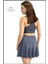 Antrasit / Füme Etek Içi Sabit Şortlu Yüksek Bel Skirt With Shorts Casual+Beachwear+Tennis 1101 3