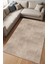 Dijital Baskı Modern Tarz Şerit Desenli Kahve Dekoratif Makinada Yıkanabilir Salon ve Yolluk Halısı 1