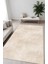 Dijital Baskı Modern Tarzda Şerit Desenli Bej Dekoratif Makinada Yıkanabilir Salon ve Yolluk Halısı 1