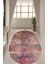 Dijital Baskı Renkli Geçişli Modern Dekoratif Makinada Yıkanabilir Oval Salon Halısı Yolluk Halısı 1