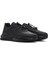 Erkek Siyah Bağcıklı Deri Casual Sneaker 24WFD642614 3