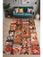 Dijital Baskı Karabağ Patchwork Desen Dekoratif Makinada Yıkanabilir Salon Mutfak ve Yolluk Halısı 1