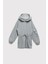 Kapüşonlu Bel Lastik Sweat Elbise 1