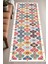Dijital Baskı Renkli Otantik Kilim Desen Dekoratif Makinada Yıkanabilir Salon Koridor Yolluk Halısı 2