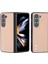 Samsung Galaxy Z Fold6 5g Litchi Doku Sığır Derisi Deri + Pc Telefon Kapağı (Yurt Dışından) 1
