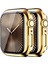 Apple Watch 9/8/se/7/6/5/4/3/2/1 Seri Uyumlu 45MM 44MM 42MM 41MM 40MM 38MM Akıllı Saat Parlak Şık Kasalı Ekran Koruyucu 1