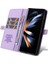 Samsung Galaxy Z Fold6 5g Pu Deri Güçlü Manyetik Çevirme Kapak (Yurt Dışından) 5