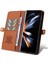 Samsung Galaxy Z Fold6 5g Pu Deri Güçlü Manyetik Çevirme Kapak (Yurt Dışından) 5