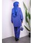 Saks Mavi Önü Çimalı Tunik Pantolonlu Scuba Takım 4