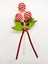 Yılbaşı Çam Dalı Top Şekerli Zilli 38 cm 1