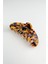 Leopar Desenli Uzun Geometrik Kıskaç Toka (10CM) 1
