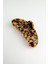 Leopar Desenli Uzun Geometrik Kıskaç Toka (10CM) 2