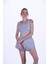 Slim Fit Pamuklu Crop Top 1