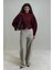 Bordo Gigi Belden Oturtmalı Ceket 5