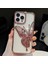 iPhone 15 Pro Max Uyumlu 3D Kelebekli Sulu Simli Kamera Koruma Çıkıntılı Lüks Kılıf 2