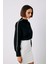 Omuz Aksesuarlı Bluz - Siyah 4