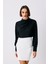 Omuz Aksesuarlı Bluz - Siyah 5