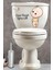 Klozet Sticker Çişini Temizle Sifonu Çek Temalı Banyo Tuvalet Sticker 1