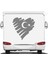 Kalp Şeklinde Türk Bayrağı Sticker Araba Oto Motosiklet Karavan Sticker 00202 2