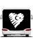 Kalp Şeklinde Türk Bayrağı Sticker Araba Oto Motosiklet Karavan Sticker 00202 3