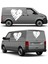 Kalp Şeklinde Türk Bayrağı Sticker Araba Oto Motosiklet Karavan Sticker 00202 1