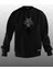 Gri Kurt Tasarımlı Sweatshirt 1