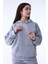Kadın Oversize Kışlık Kalın Sweatshirt 3