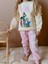 Minnie Mouse Baskılı Eşofman-Sweatshirt 3 Iplik Şardonlu Kışlık Kız Çocuk Takım 2