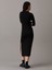 Calvin Klein Woven Label Rıb Polo Ls Dress 2