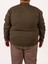 Büyük Beden Erkek Haki Sweatshirt 2