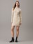 Calvin Klein Woven Label Tıght Sweater Dress 1