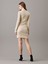 Calvin Klein Woven Label Tıght Sweater Dress 2