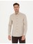 Erkek Bej Slim Fit Uzun Kollu Gömlek 50280214-VR011 1