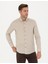 Erkek Bej Slim Fit Uzun Kollu Gömlek 50280214-VR011 3