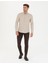 Erkek Bej Slim Fit Uzun Kollu Gömlek 50280214-VR011 4